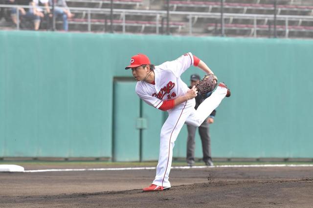 広島・大瀬良は３回５安打１失点「右打者のインコースに納得いくボールを投げられた」