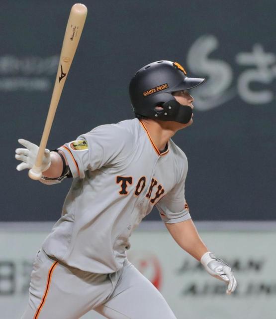 巨人・大城がバックスクリーン弾「久しぶりにいい感覚」