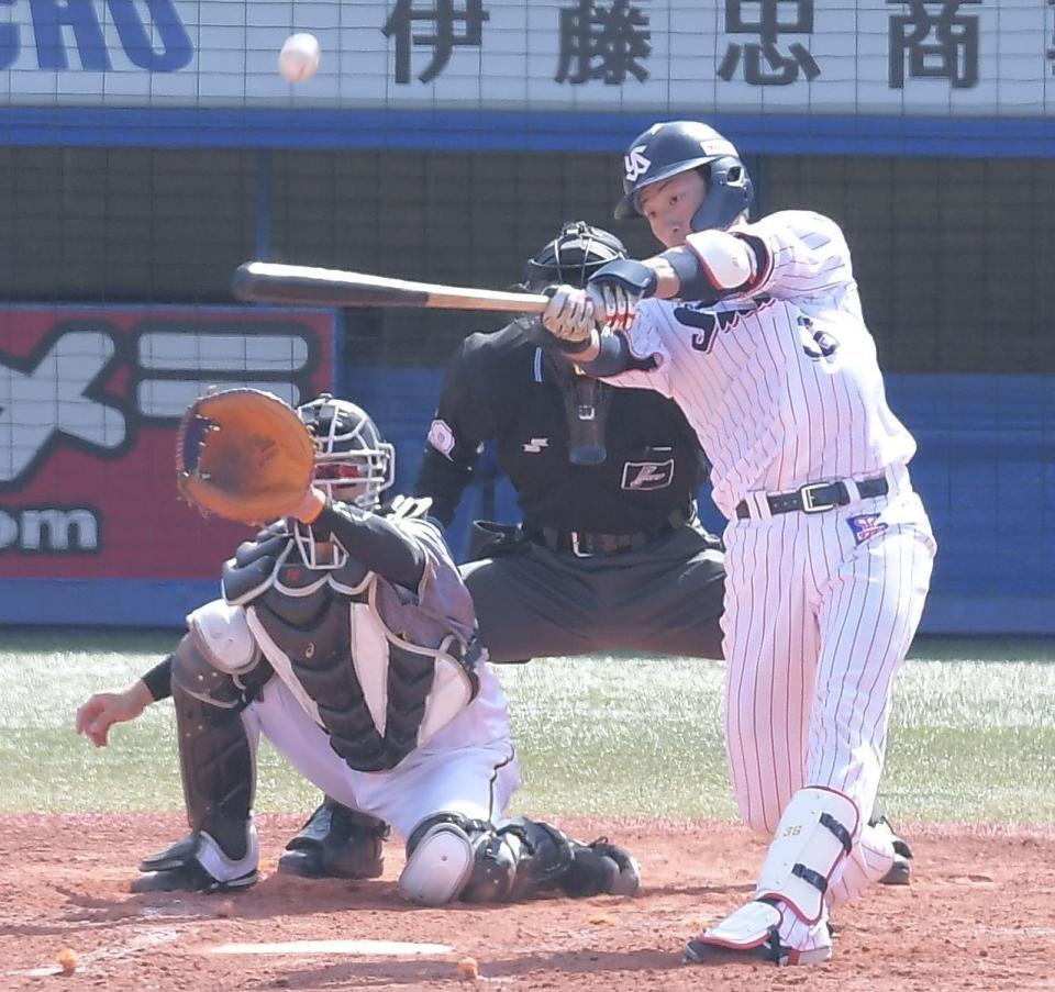ヤクルトが一挙６得点 広岡の一発から打線爆発 阪神 中田を攻略 野球 デイリースポーツ Online