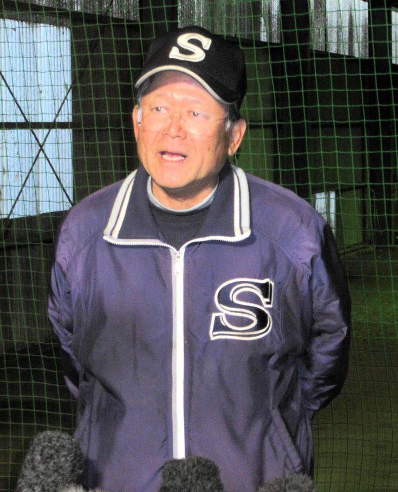 　３月３１日付で退任した広島新庄・迫田守昭監督