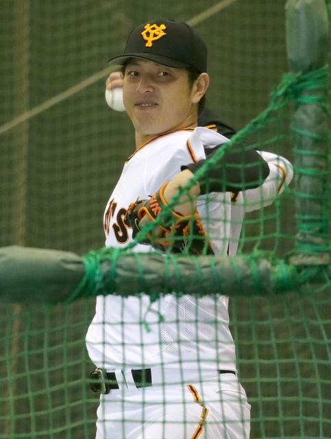 巨人・岩隈　打撃投手で５０球　今季中の復活目指す