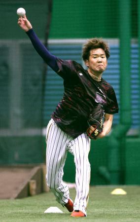 阪神の西勇輝「開幕投手の責任」球団施設で自主練習