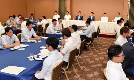 　昨年７月に開かれた日本プロ野球選手会の臨時総会