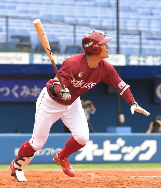 楽天・茂木、逆転２ラン　右リンパ節炎から完全復活