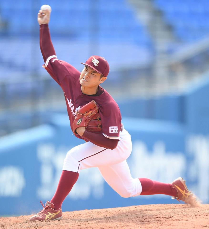 楽天ドラ3・津留崎 「マッスルカーブ」でチーム助ける！/野球