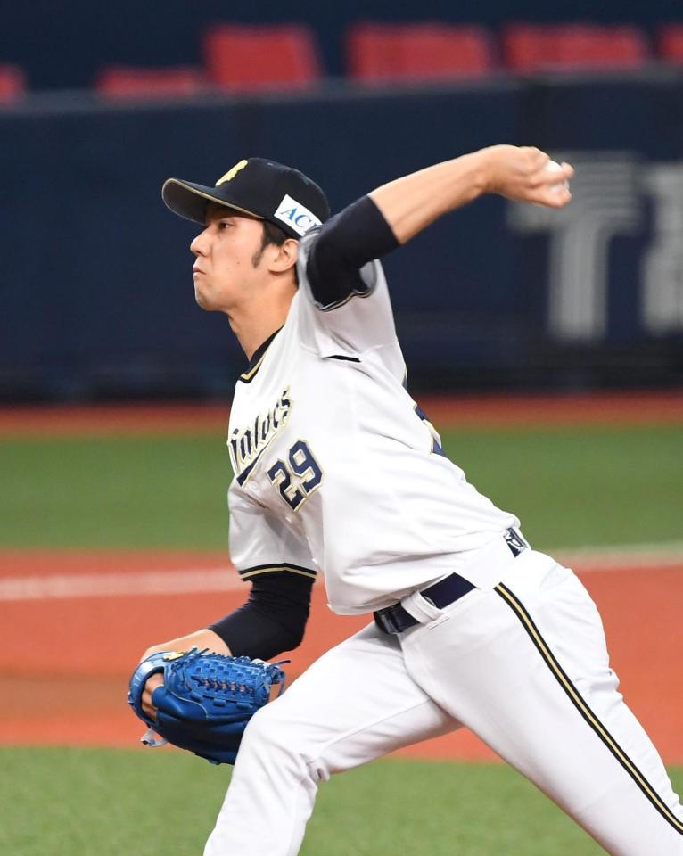 力投するオリックス・田嶋大樹＝京セラドーム大阪（撮影・北村雅宏）