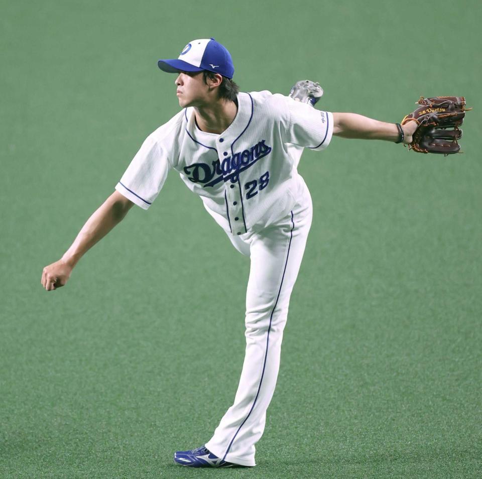 中日 ２年目の梅津は斉藤和巳フォームで２桁星イケる 野球 デイリースポーツ Online