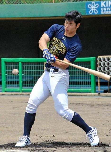 近大が活動再開　今秋ドラ１候補の佐藤に阪神スカウト２人体制で熱視線