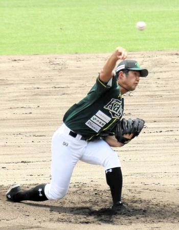 　完封勝利を挙げた香川・歳内