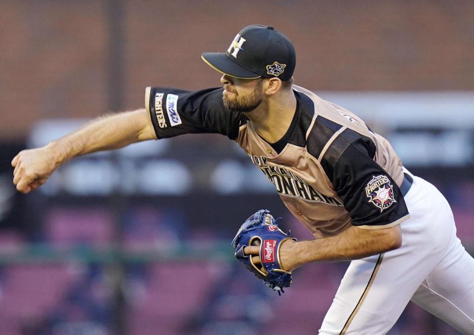 　楽天戦に先発した日本ハムのマルティネス