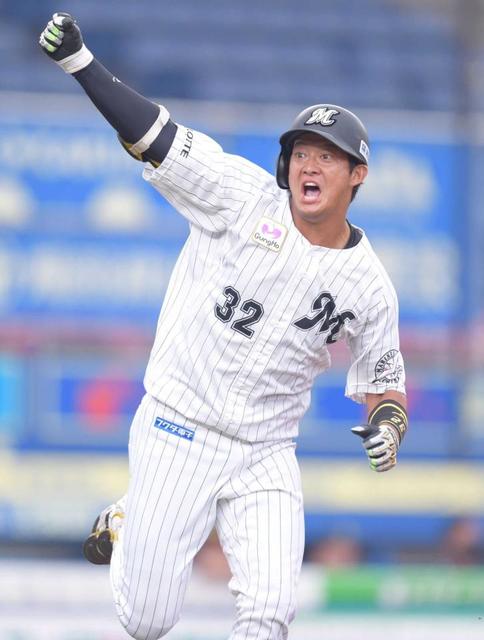 ロッテ・ドラ２佐藤　代打サヨナラプロ初安打！１２球団新人一番乗り記念打