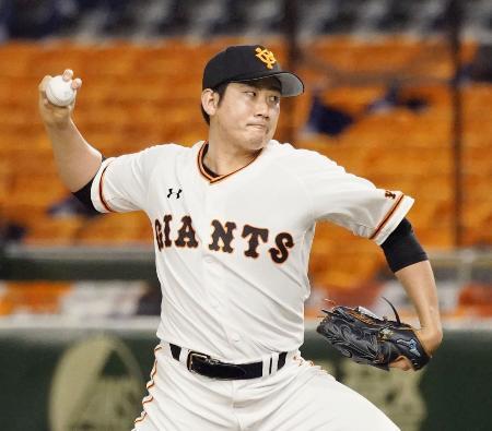 巨５-０中（３日）菅野が１安打完封