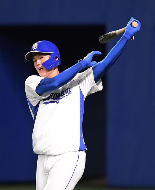 中日ドラ１石川昂を７番・三塁で即スタメン起用　広島は堂林が７番・三塁【スタメン】