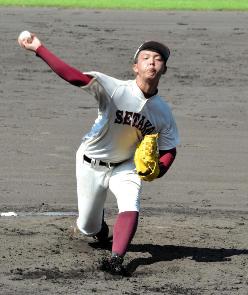 　２安打１３Ｋで完投勝利したプロ注目の小辻