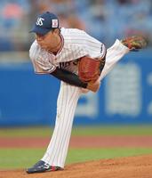 力投する吉田大喜（撮影・開出牧）