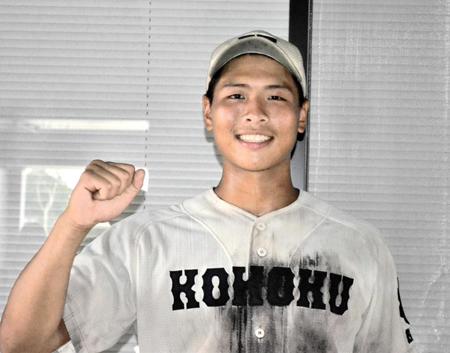　日本のプロ入りを目指す台湾留学生・尤（撮影・永井優花）