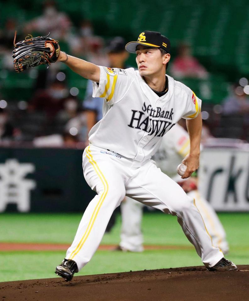 ソフトバンク 和田 痛烈ピッチャーライナーを好捕 野球 デイリースポーツ Online