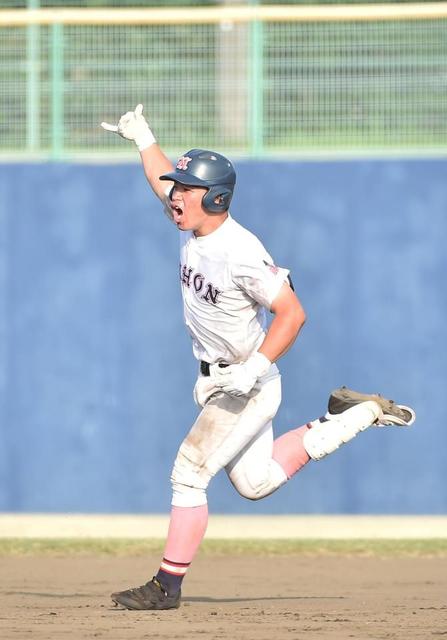 ドラフト候補の日大藤沢 牧原が試合中に流血も決勝ソロ 野球 デイリースポーツ Online