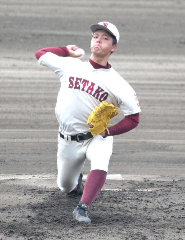 　先発したプロ注目の小辻