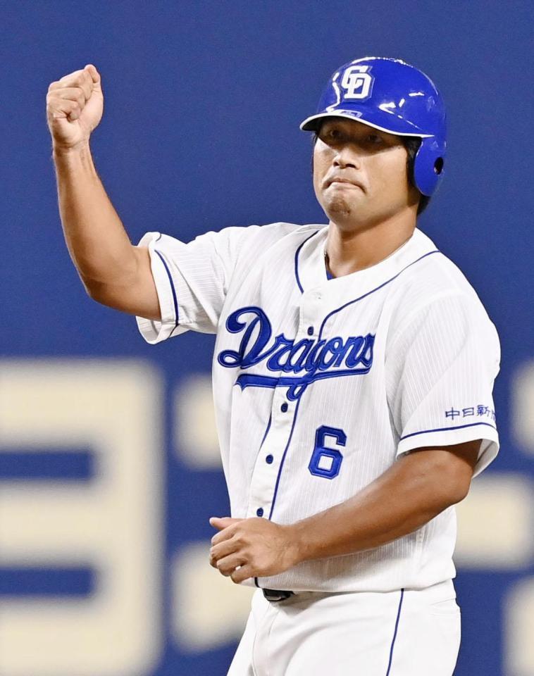 中日 平田 感極まりました 昇格即代打で３連勝に貢献 野球 デイリースポーツ Online