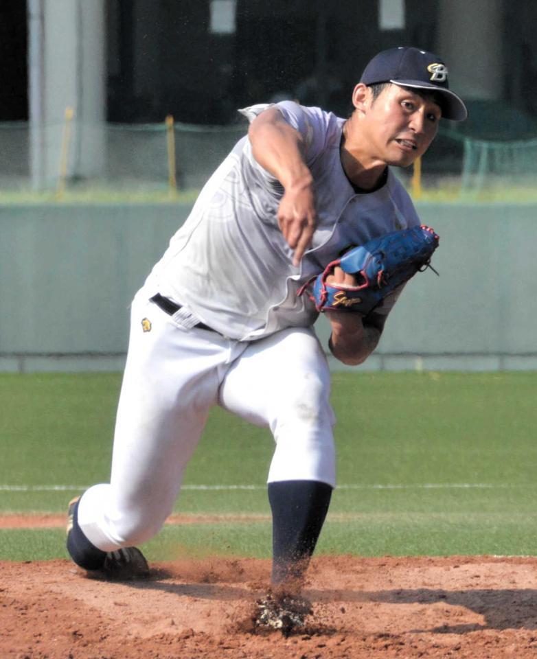 　最速１５０キロをマークした上武大・佐藤