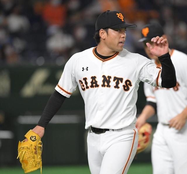 巨人 高梨がピンチ脱出で雄たけび ウィーラーとの呼吸合わず珍ボークも 野球 デイリースポーツ Online