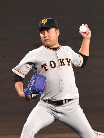 力投を見せる今村（撮影・北村雅宏）