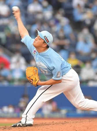 ４番手で登板し、ソフトバンク打線を三者凡退に抑える力投を見せた沢村