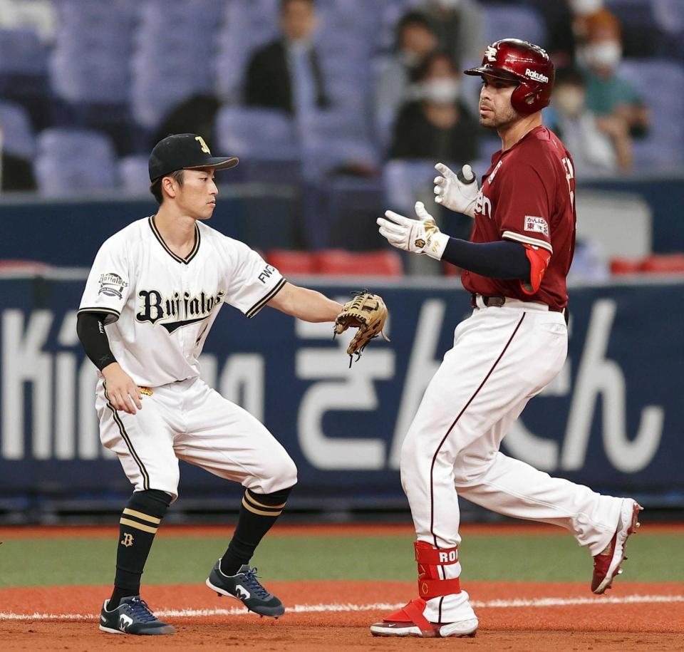 楽天 ロメロ 天井直撃の幻弾も 貯金１ 京セラｄ独自ルール知らずタッチアウトに 野球 デイリースポーツ Online