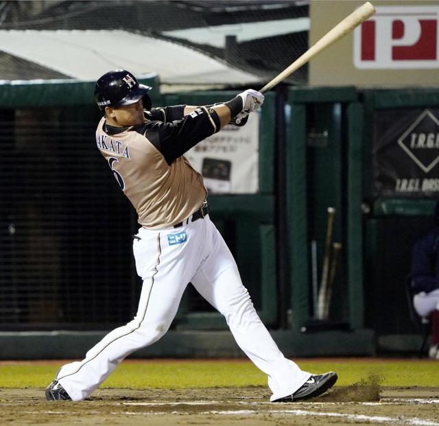 日本ハム・中田　浅村に並んだ３１号！打点とともに再び２冠に