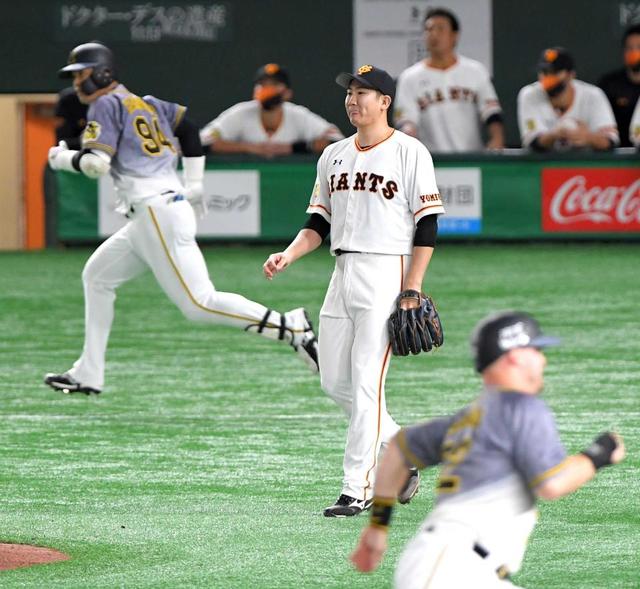 巨人・菅野２敗目　指つって決勝点献上　中日負けてマジック「４」