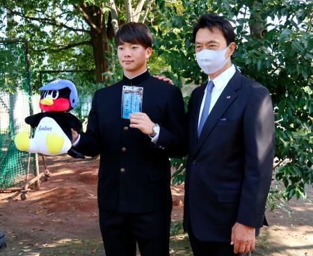慶大・木沢「結果で恩返し」ヤクルトのドラフト１位
