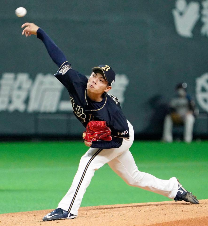 　日本ハム戦に先発したオリックス・山岡