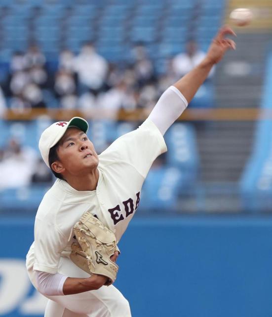 楽天１位の早大・早川、15Ｋ１失点完投でＶ王手　ヤクルト１位の慶大・木沢に投げ勝つ