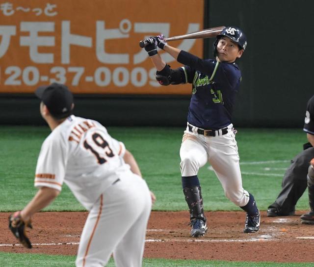 巨人・横川のプロ初勝利が幻に　田中豊が逆転満塁弾浴びる