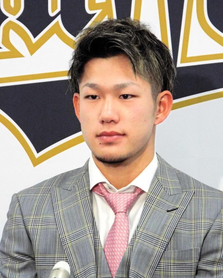 　育成選手契約を結んだオリックス・西浦