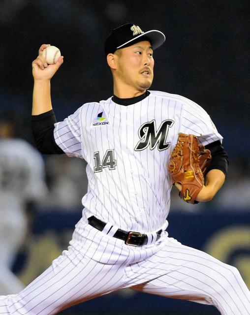 千葉ロッテマリーンズ　大谷智久選手　実使用グローブ ロッテ大谷が引退、ファンに感謝「派手さもない僕を大声援で送り出して