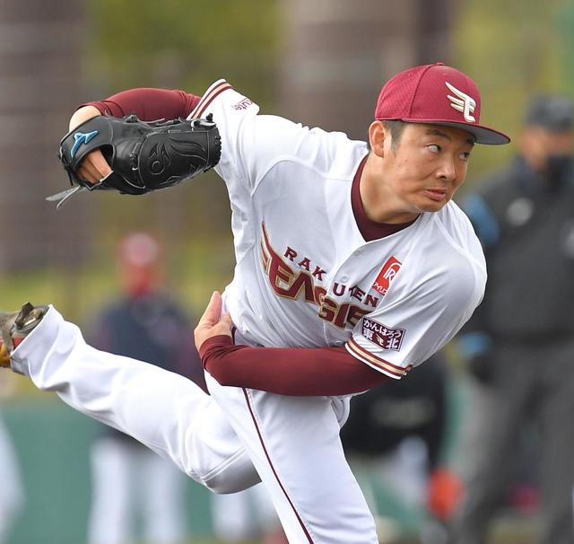 楽天・松井が守護神復帰へ無失点スタート　初の実戦登板【ＮＰＢ】
