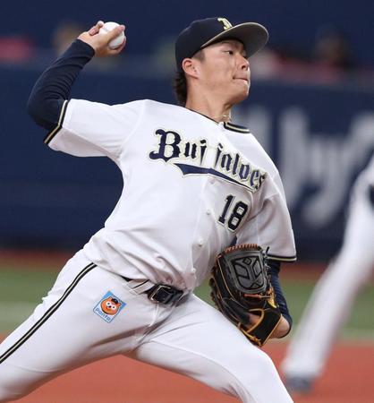 　巨人戦に先発したオリックス・山本
