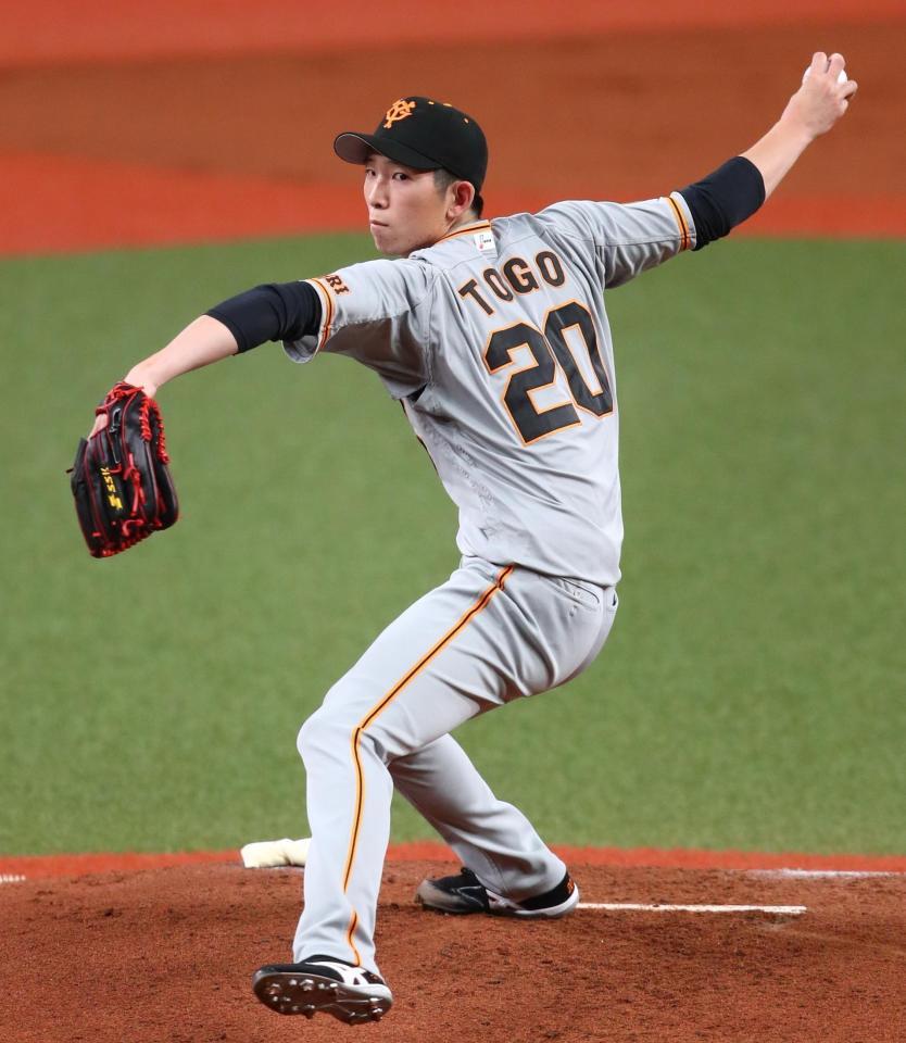 　オリックス戦に先発した戸郷