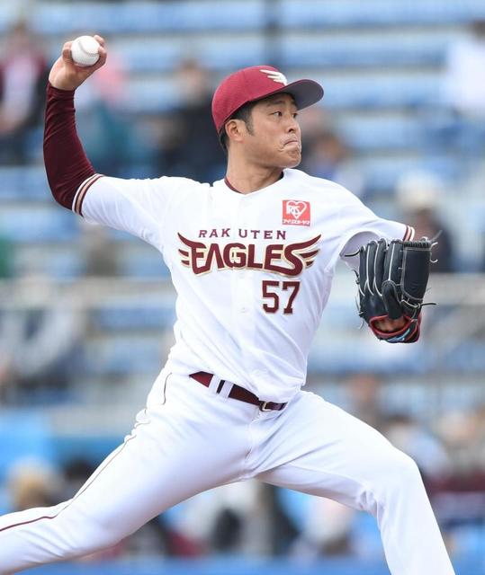 楽天・滝中　６回２失点も、ローテ入りへ課題残す毎回走者、４四死球