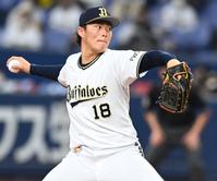 　先発し力投する山本（撮影・飯室逸平）