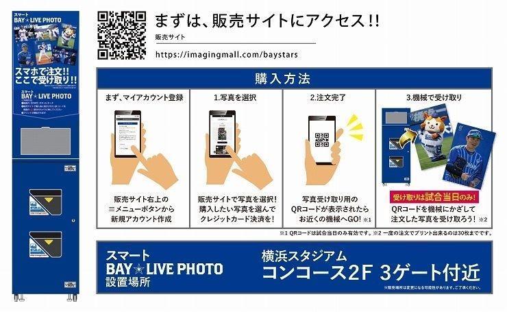 ＤｅＮＡの新サービス「スマートＢＡＹ☆ＬＩＶＥ　ＰＨＯＴＯ」（写真・球団提供）