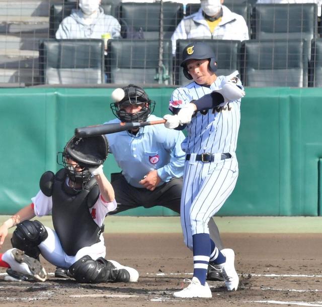 東海大菅生２発春初勝利　やっとでた今大会１号＆通算８００号弾　最終回１点差しのぐ