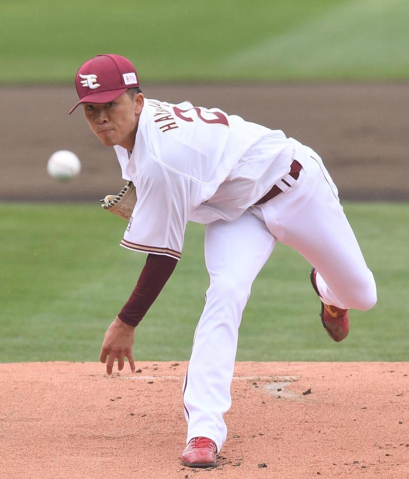 　力投する早川（撮影・金田祐二）