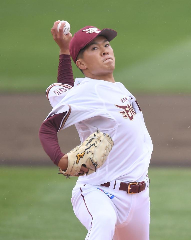 　力投する早川（撮影・金田祐二）