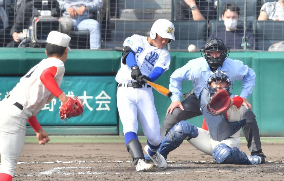 明豊が２大会連続の４強進出 川崎監督 次も１点にこだわって 野球 デイリースポーツ Online