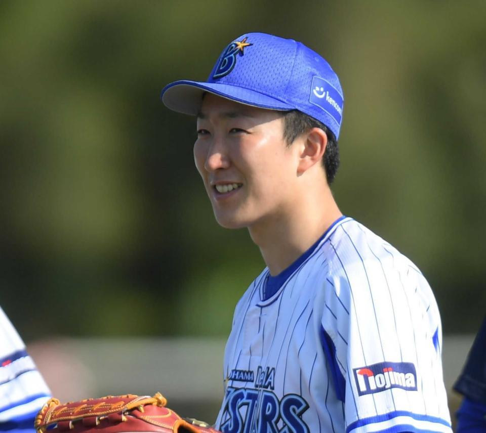 　三浦監督に初白星を届けることを誓う大貫