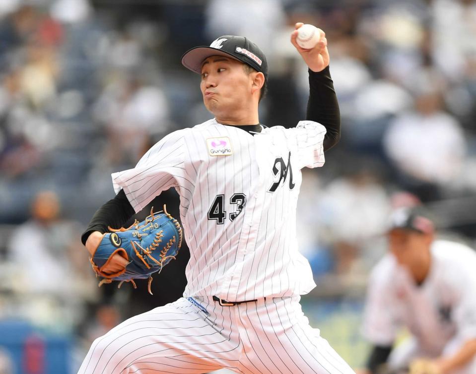 　ロッテの本拠地開幕戦に先発する小島