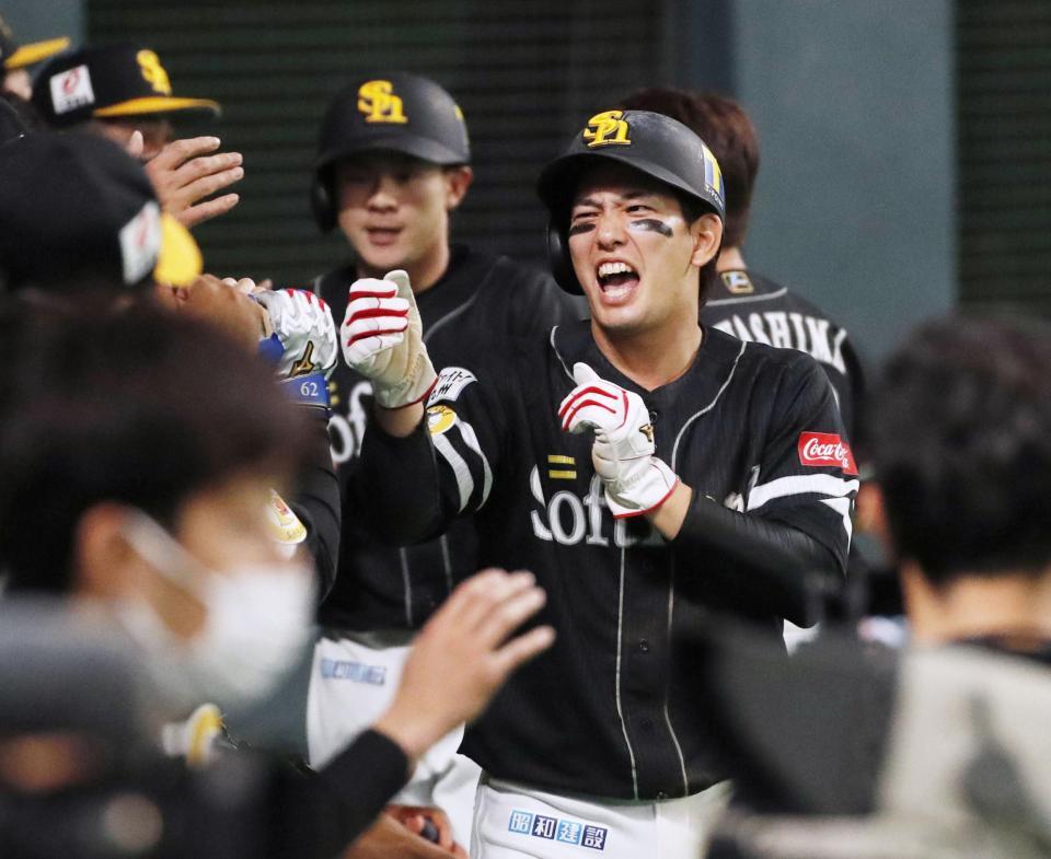 ソフトバンク 逆転３連勝 中村晃ｖ２点打 全員で勝ち取った勝利 野球 デイリースポーツ Online